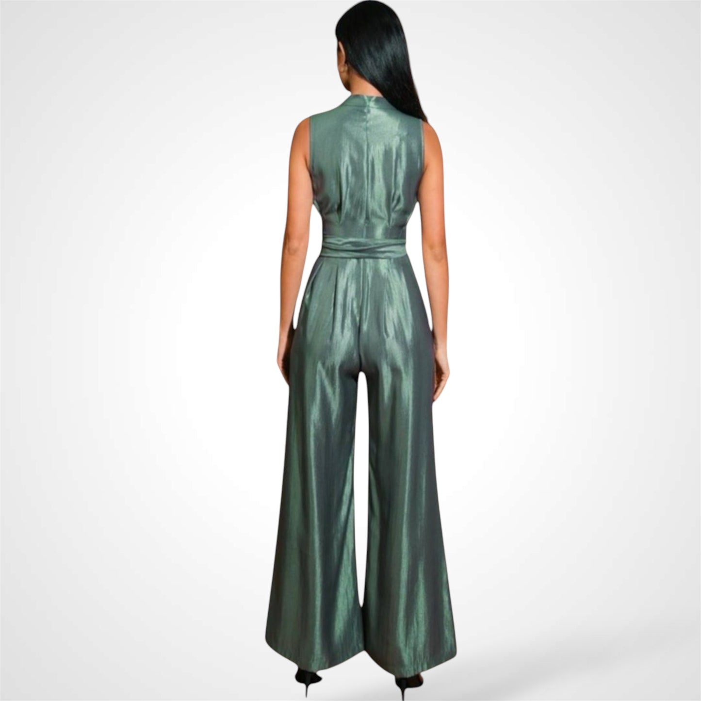DEEP SAGE JUMPSUIT