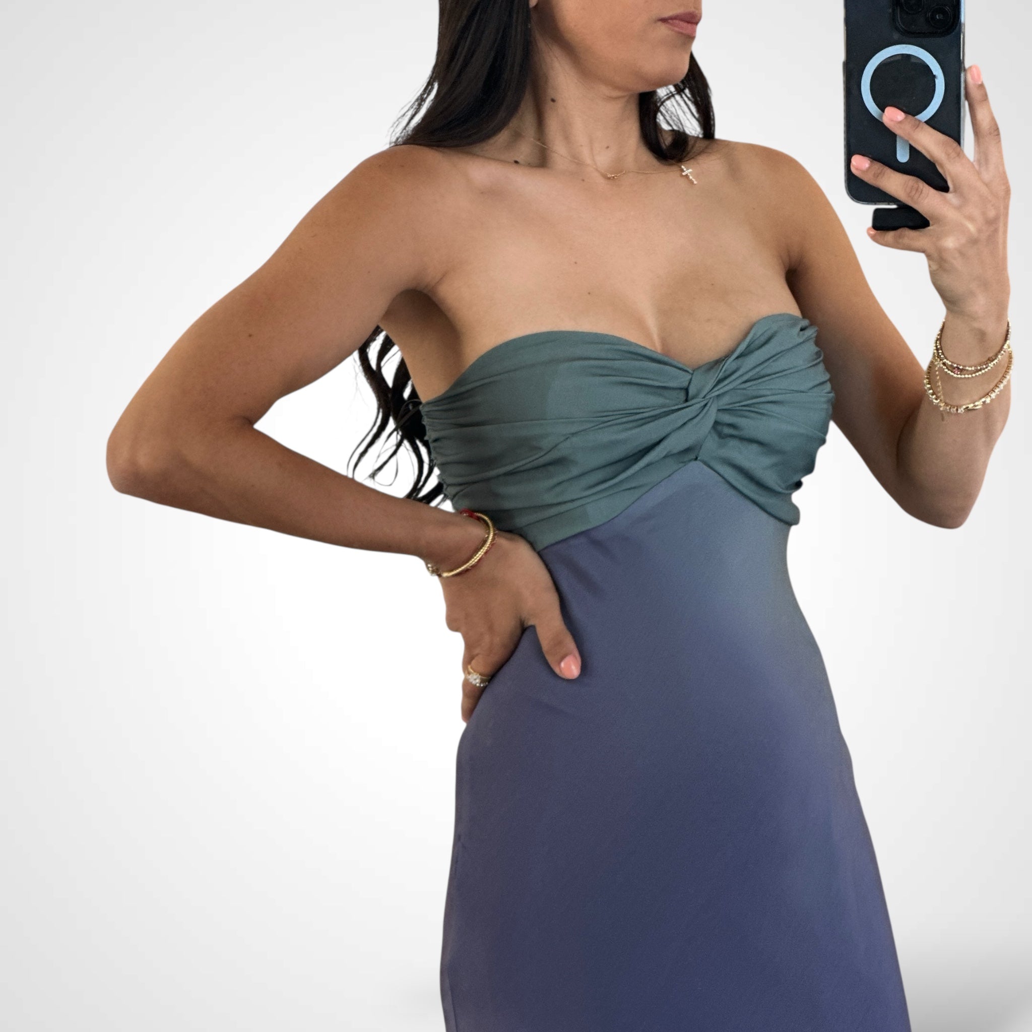 SJQ-Ombre Midi Dress