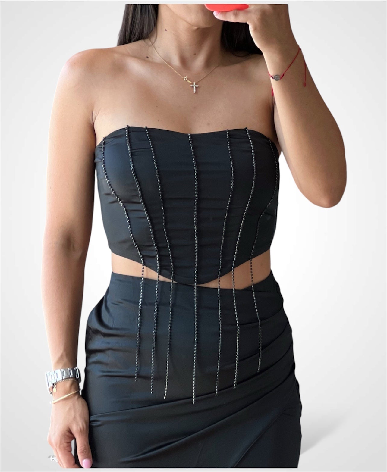 Tube Top Rhinestone