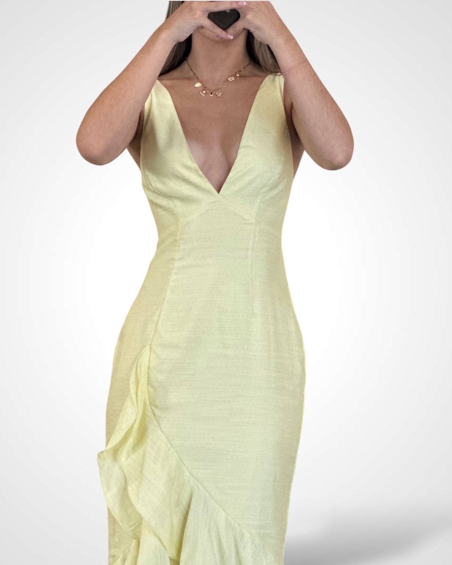 SJQ-ASYMMETRICAL TIERED MAXI DRESS