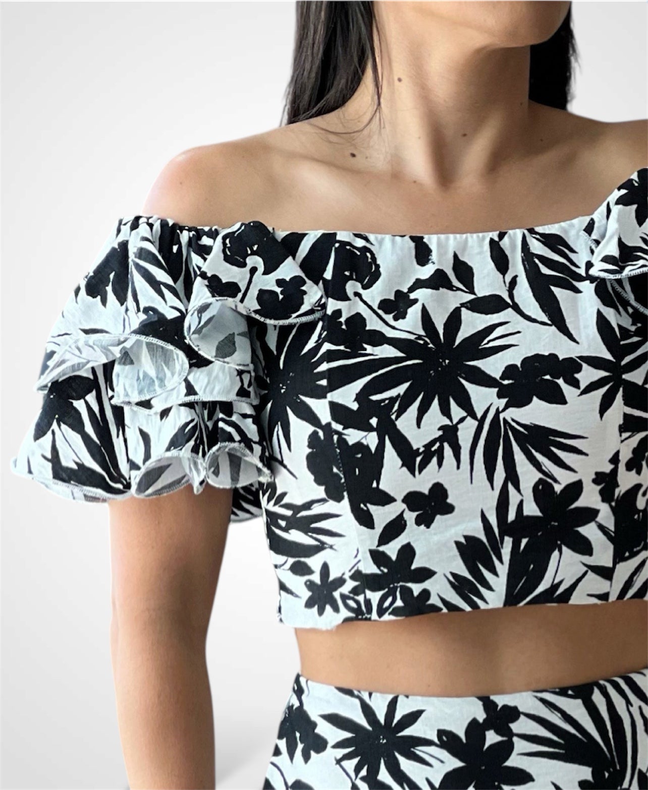 Ruffle Sleeve Top