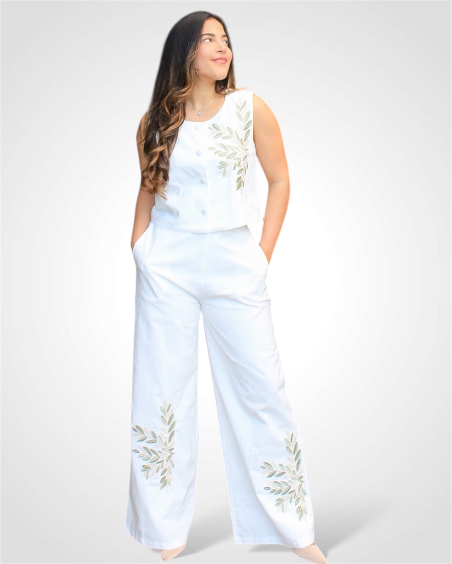 White Embroidery Set