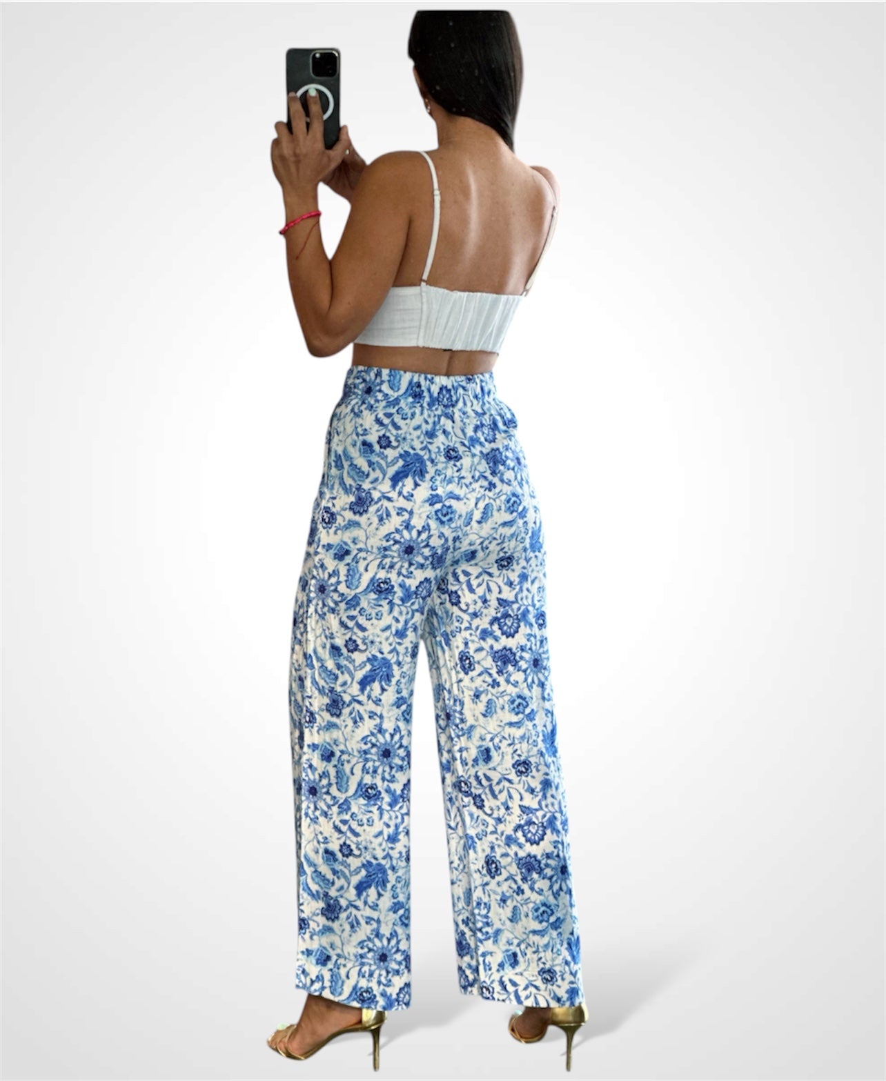 OFF WHITE LINEN BRA TOP