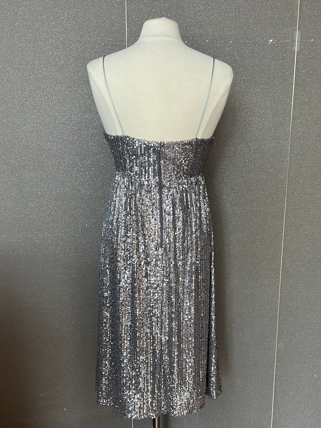 Sequin Silver Dress
