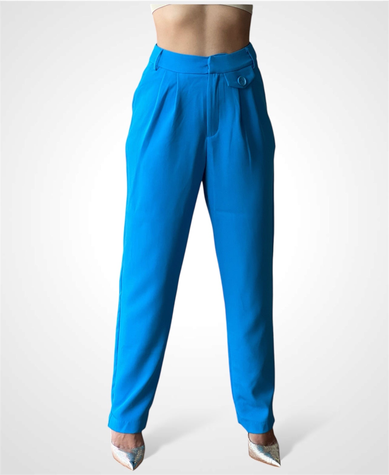 English Blue Pocket Pants