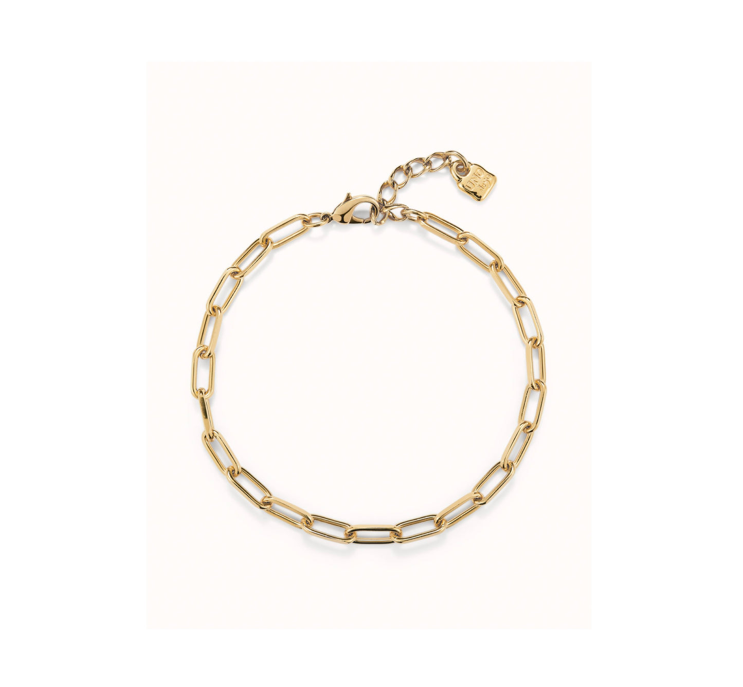 UNO D 50-18K gold-plated chain with links