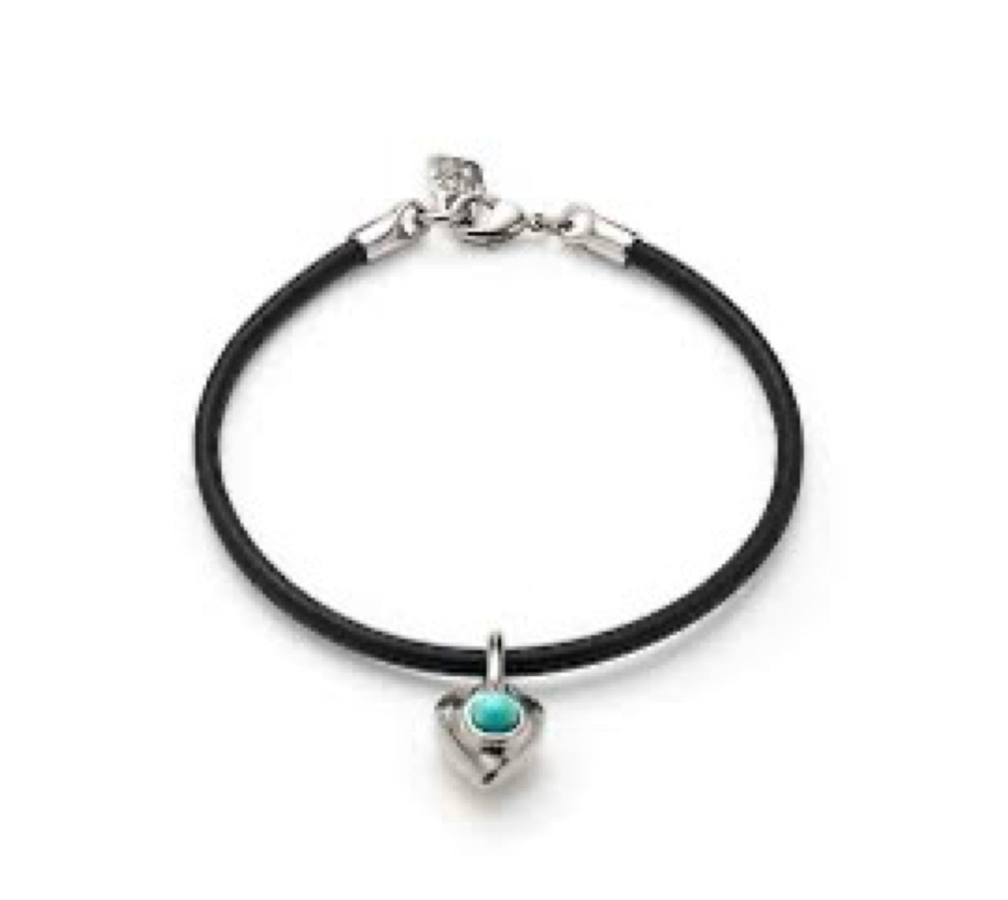 UNO D 50-SER UNICO BRACELET, LEATHER AND SILVER
PLATED