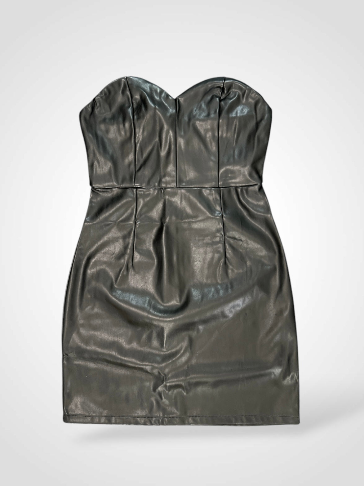 Leather Mini Dress