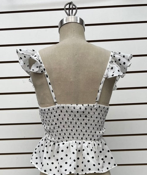 POLKA DOT TOP