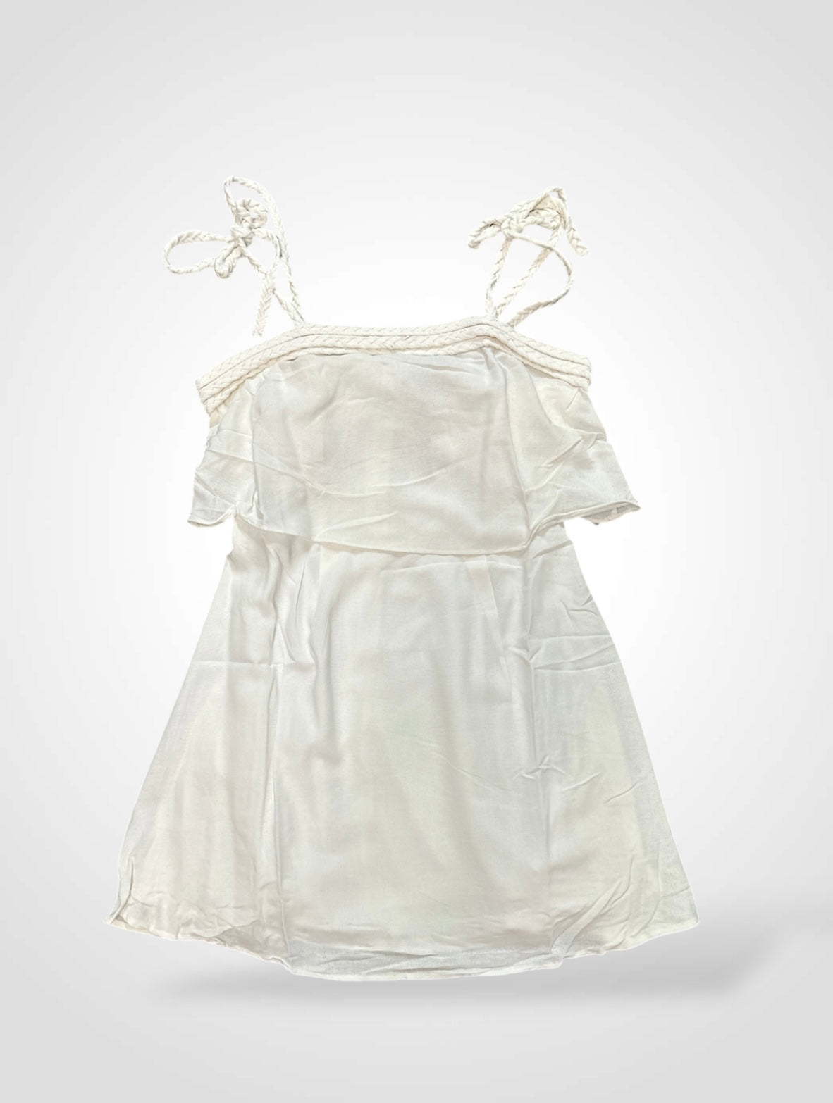 White Knotted Dress