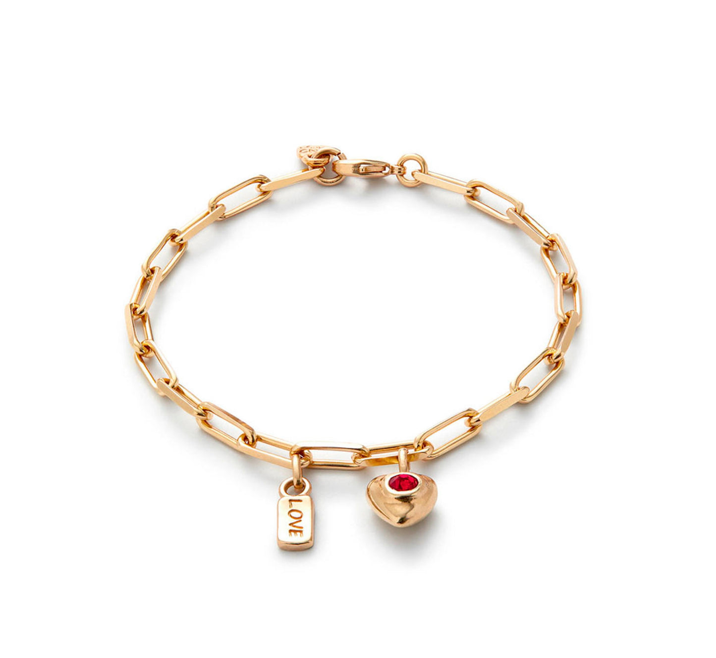 UNO D 50-GOLD PLEATED SER UNICO BRACELET