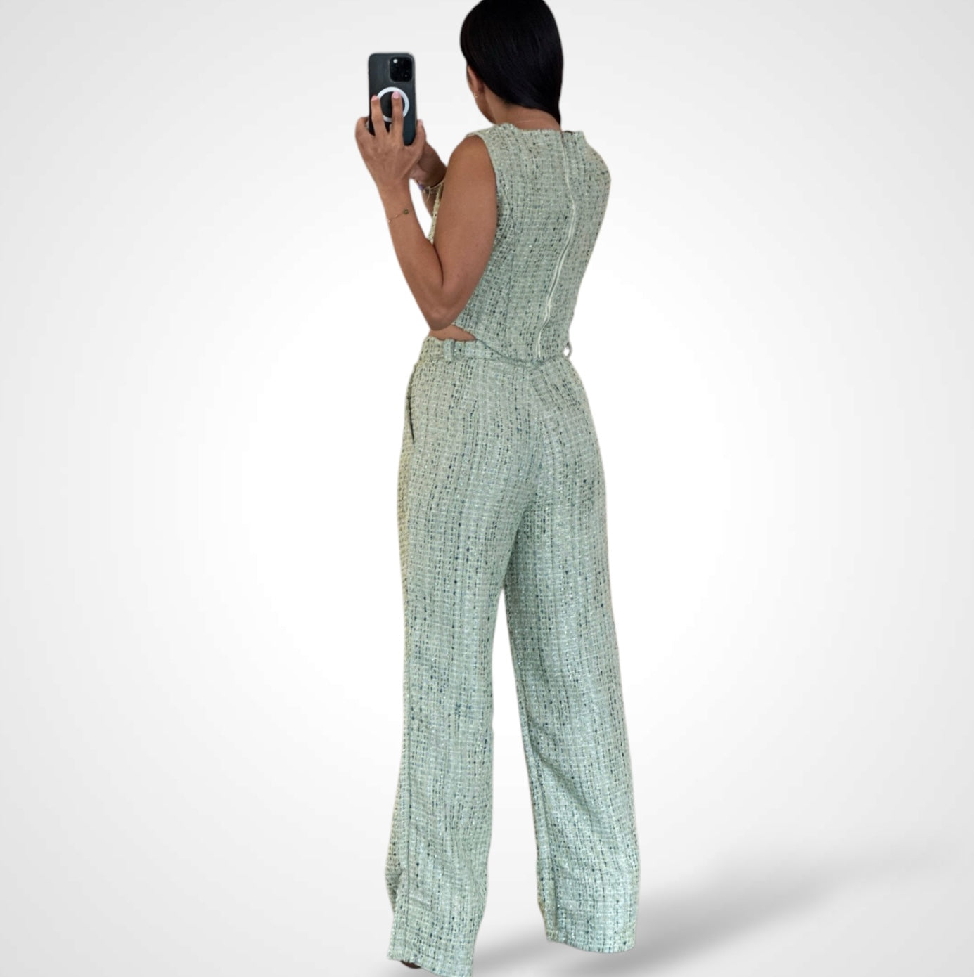 Tweet Crop & Pants Set