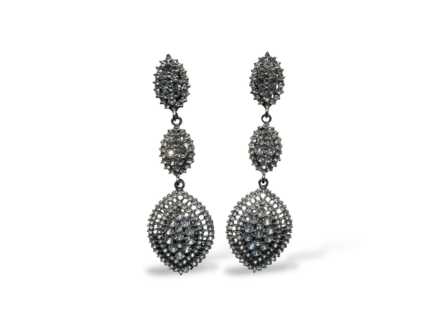 LONG SILVER EARRINGS