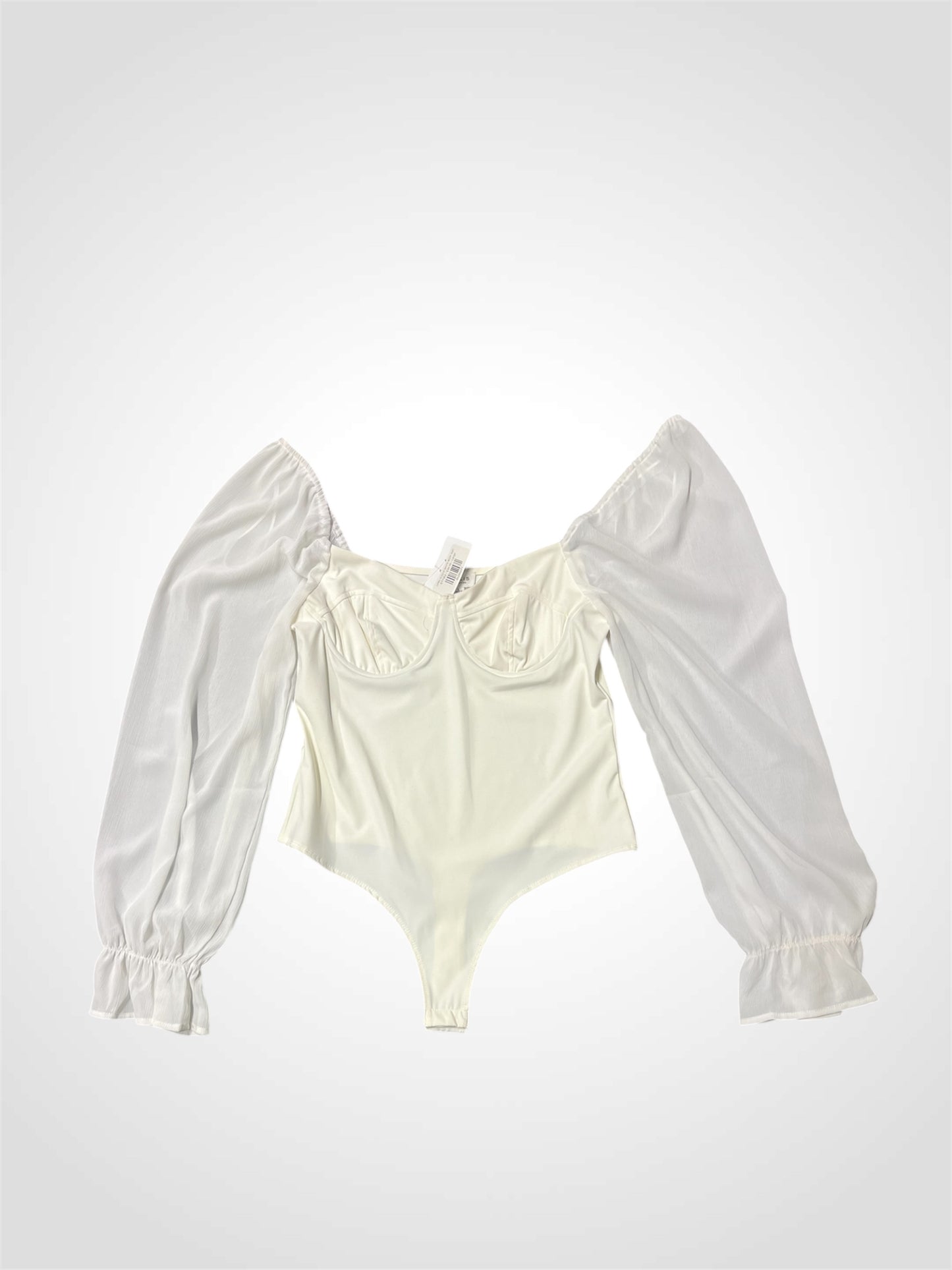 LONG SLEEVE WHITE BODY SUIT