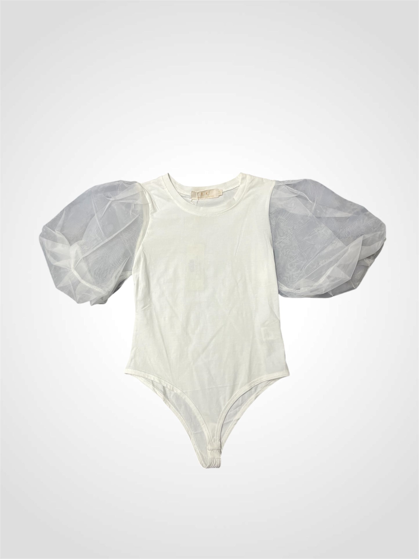 MESH GLOBE SLEEVE BODYSUIT