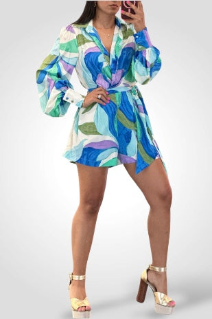 SORA WRAP PLAYSUIT
