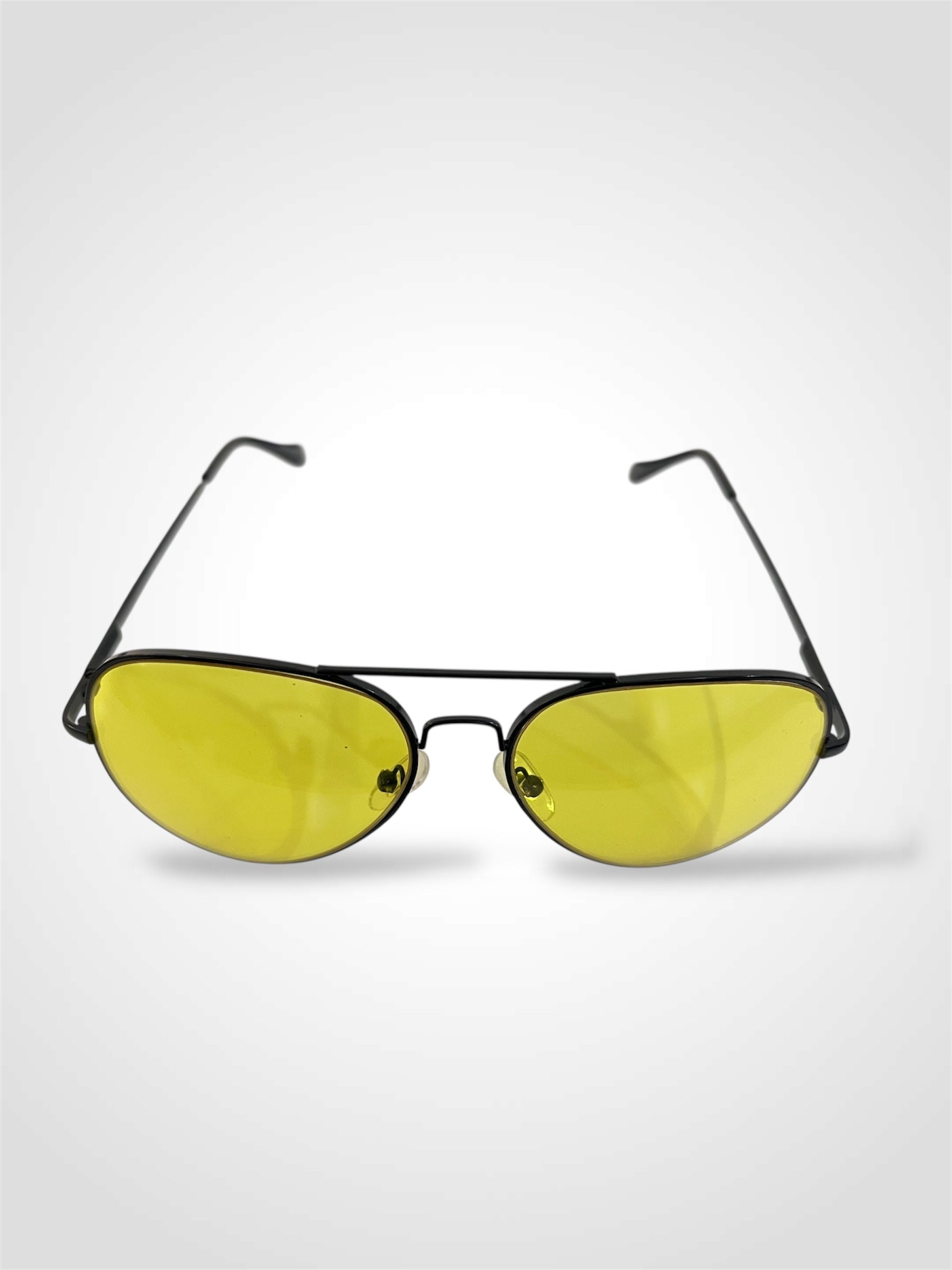 NEON YELLOW AVIATOR SUNGLASSES