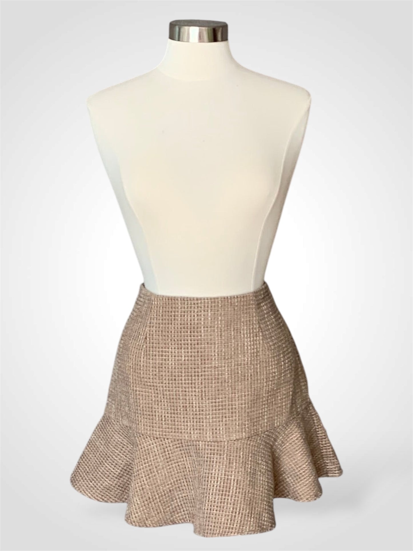 BROWN SHORT SKIRT