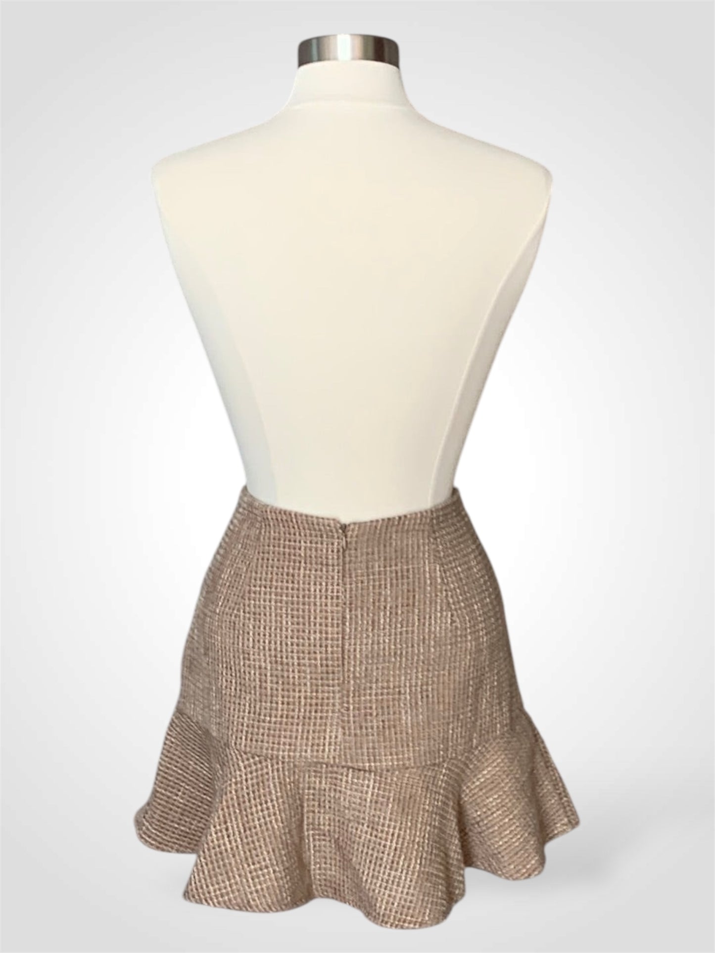 BROWN SHORT SKIRT