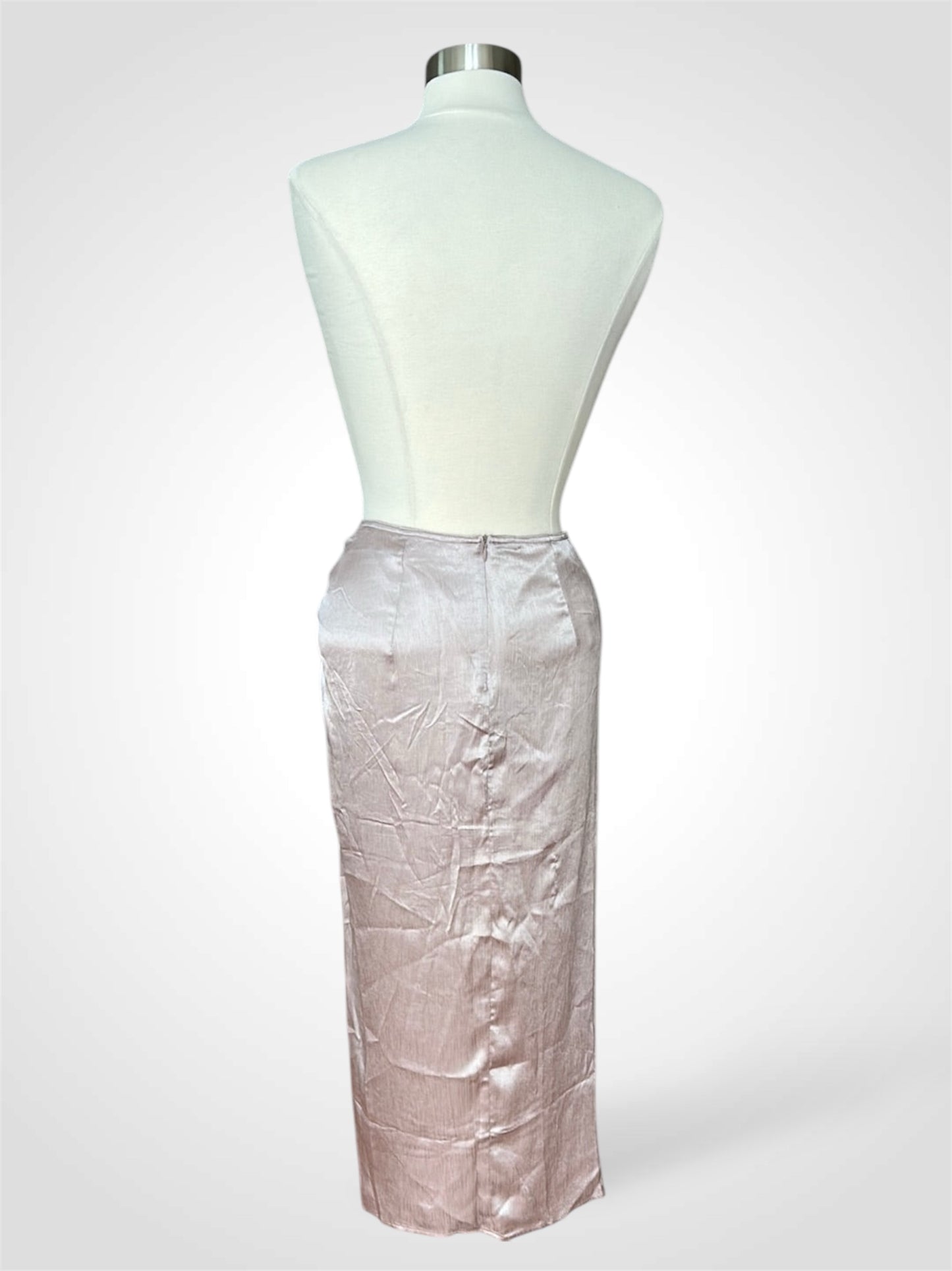 Satin Midi Skirt