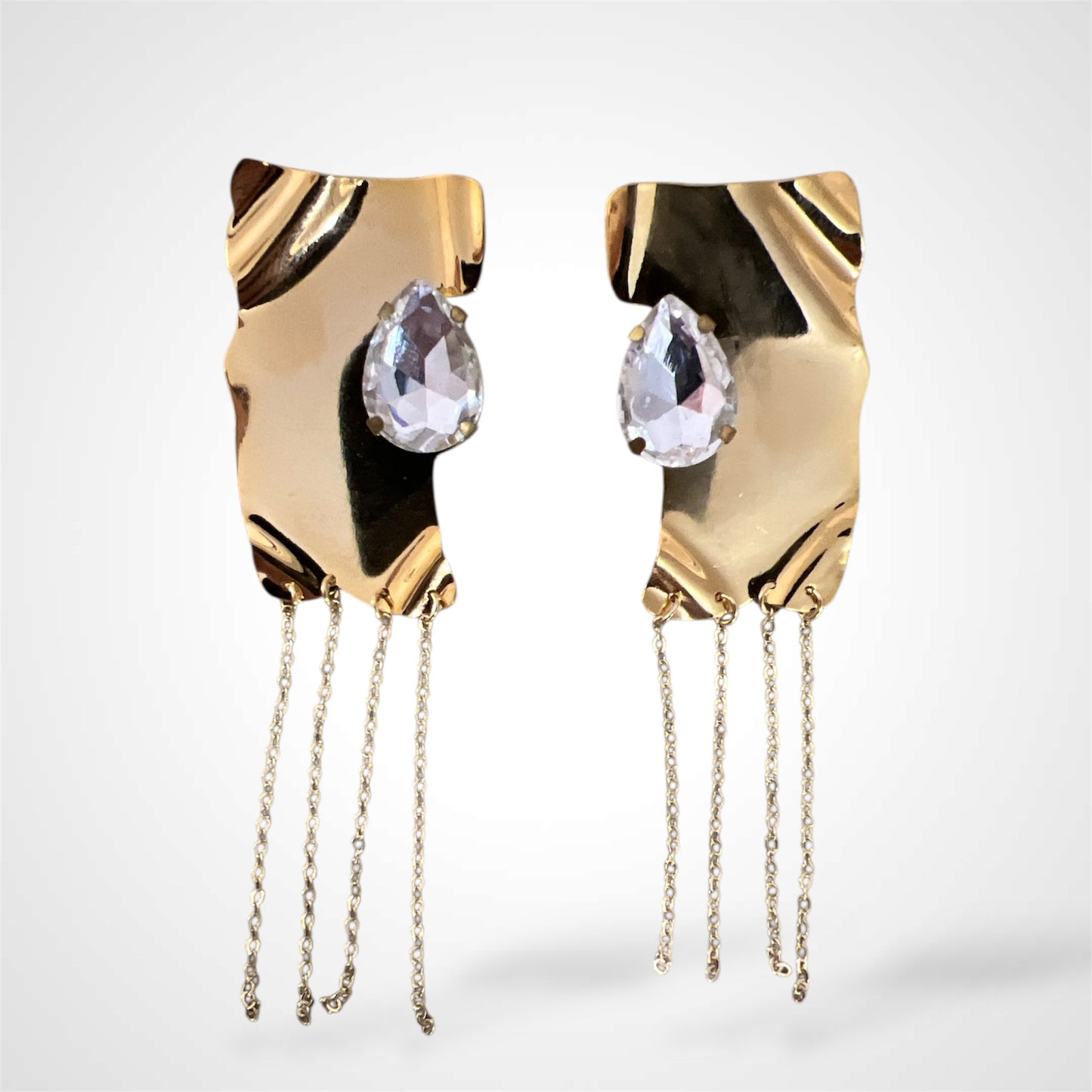 Diamond-Gold Earrings
