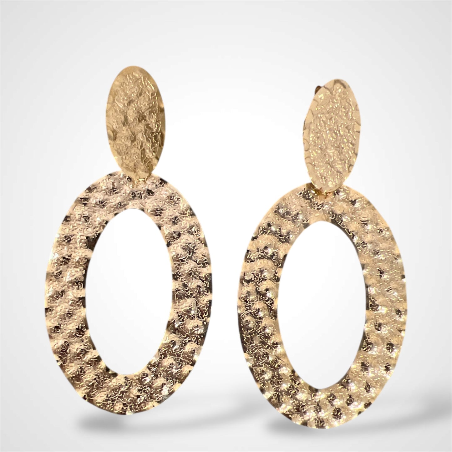 Circle Gold Earrings