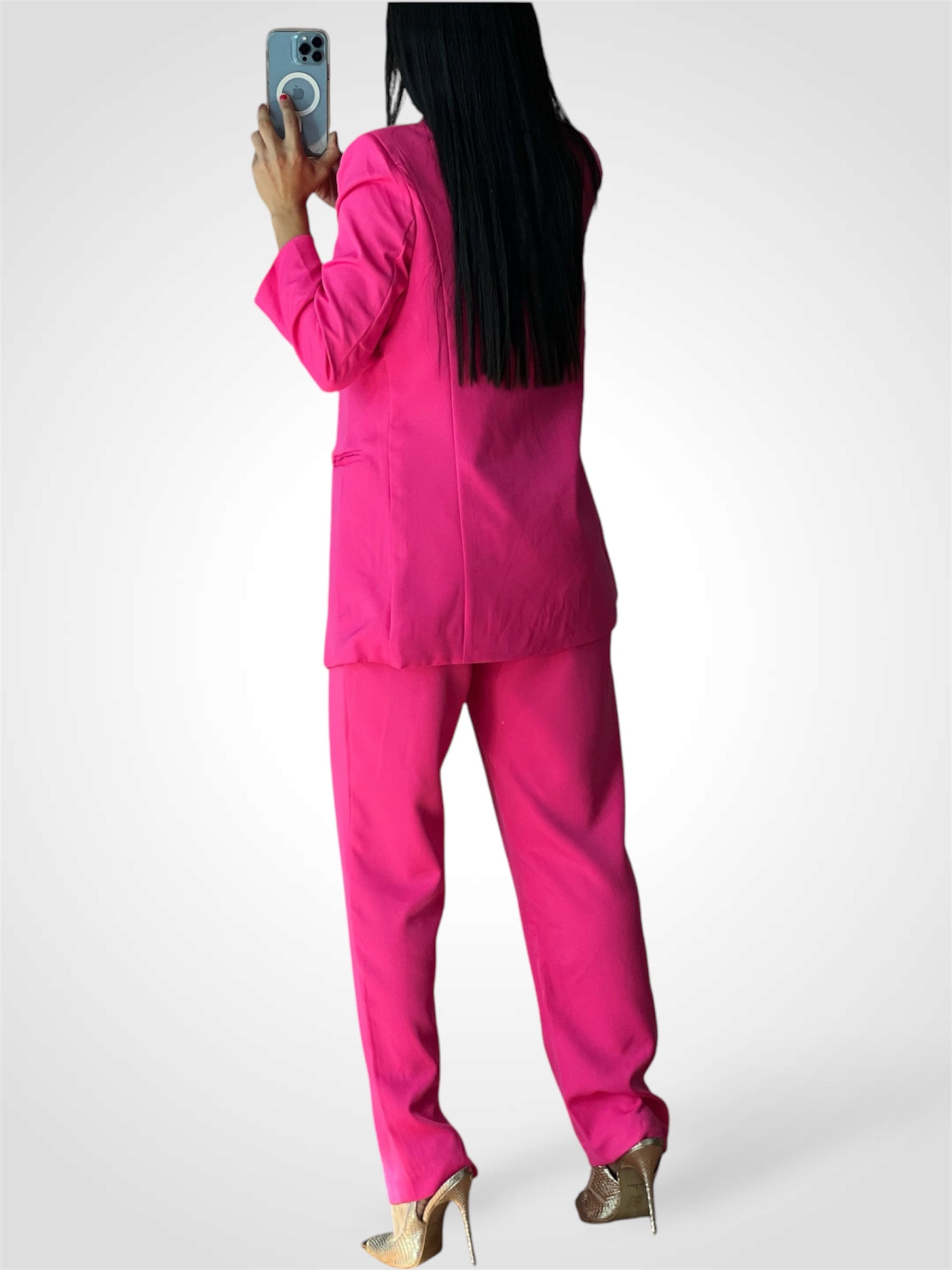 Bright Pink Pocket Pants