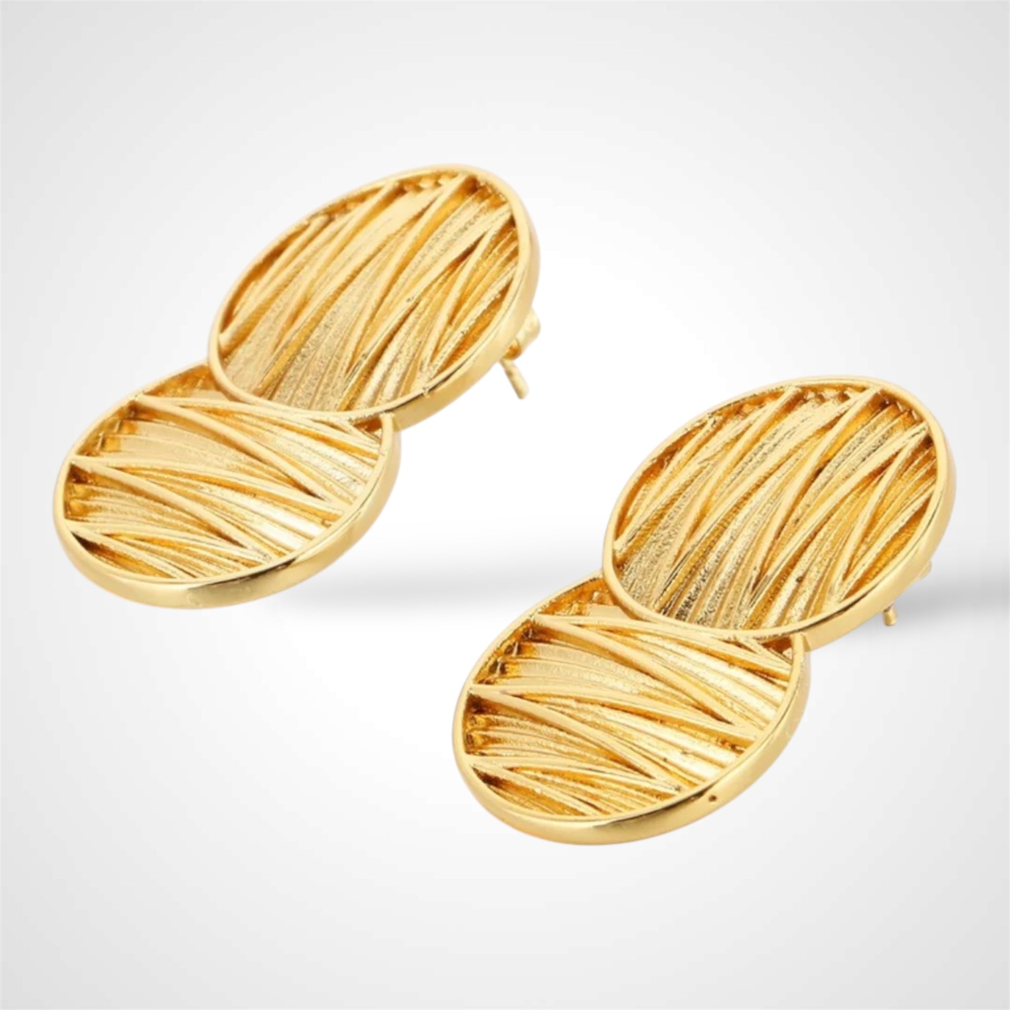 Elegant Summer Gold Earrings