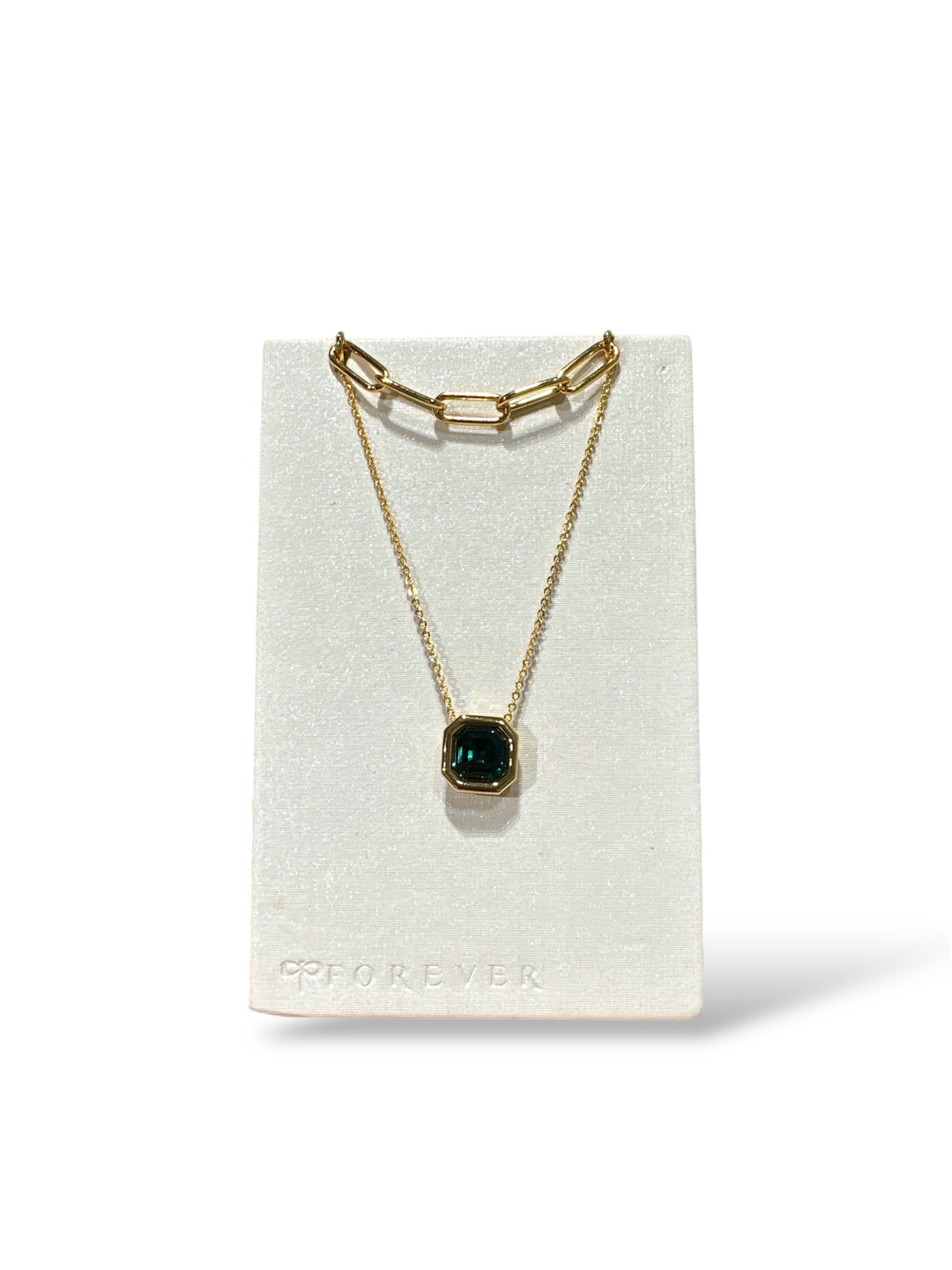 Royal Necklace Gold Emerald