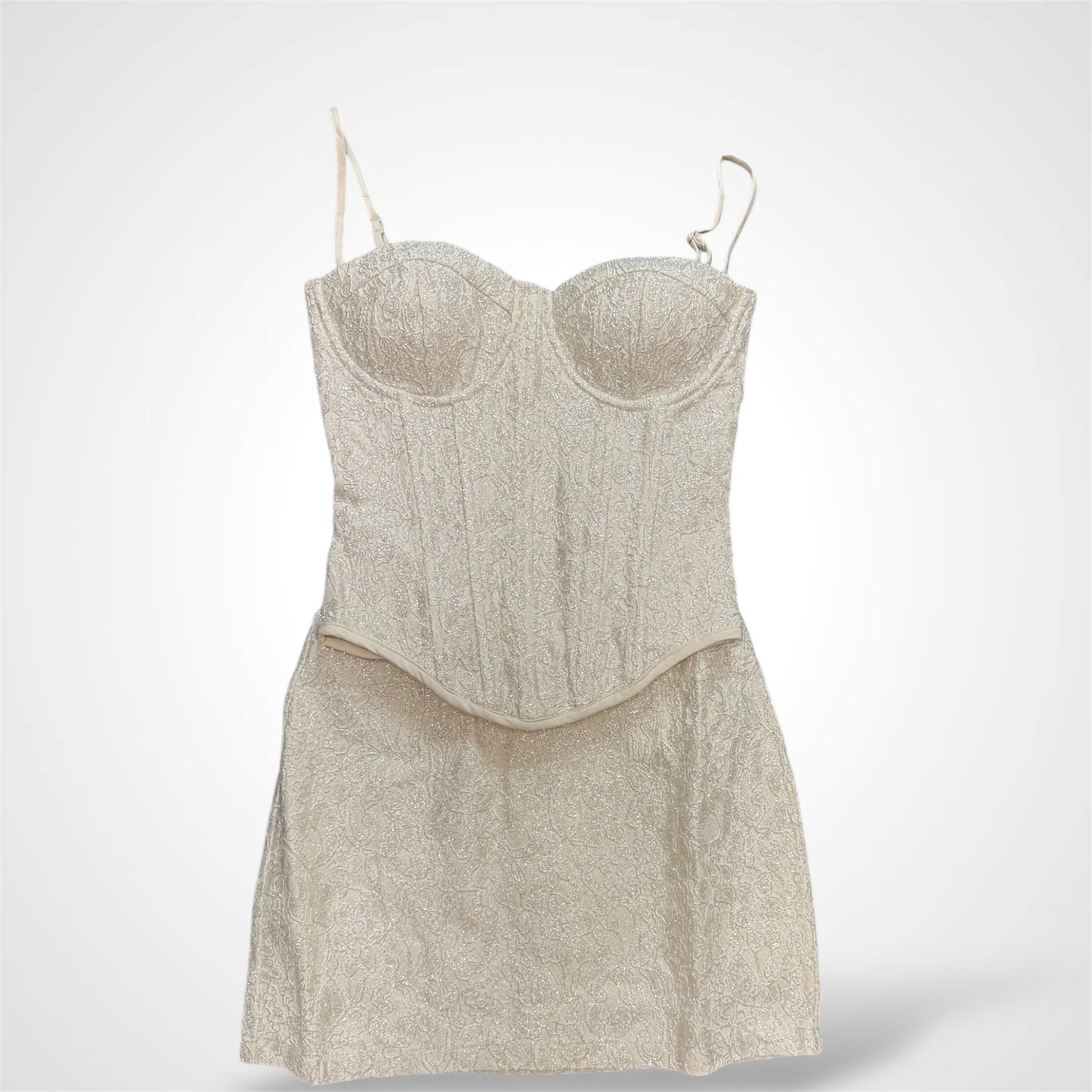 SJQ-SILVER GLAMOROUS SET