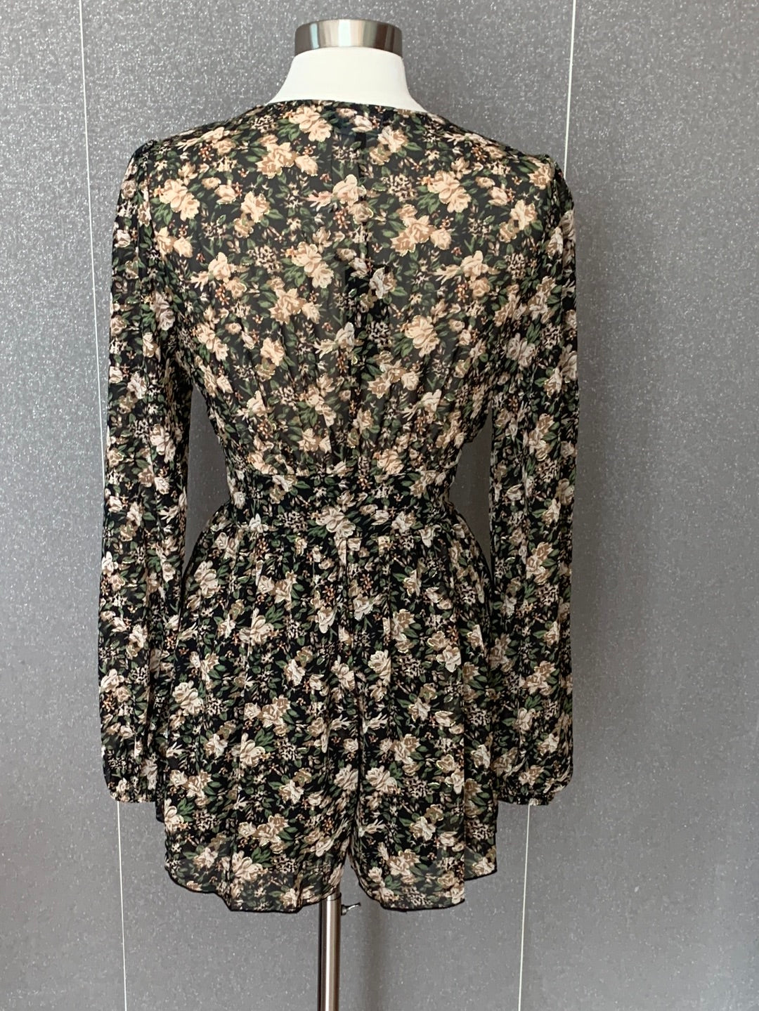 FLOWERED ROMPER