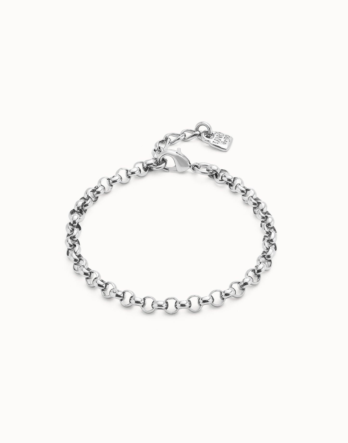 UNO DE 50 - Pulsera cadena bañadas en plata de ley
