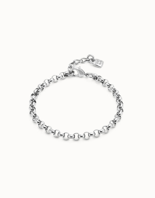 UNO DE 50 - Pulsera cadena bañadas en plata de ley