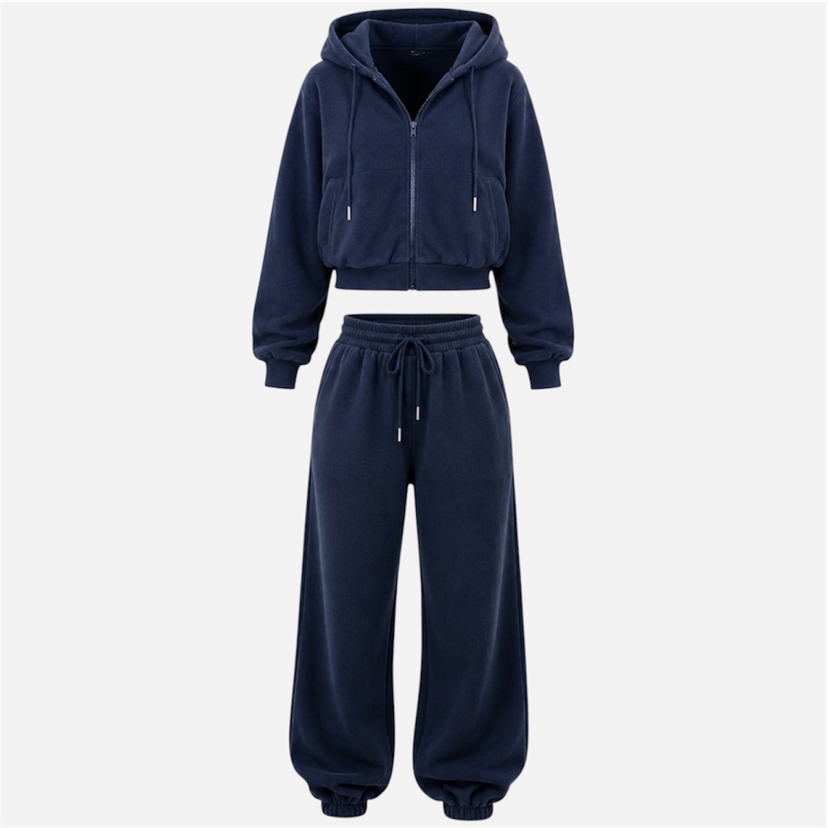 Navy Cozy Zip Set-4