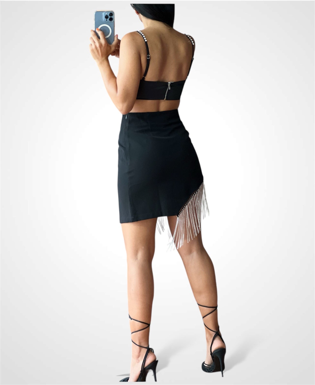Lynn Rhinestones Skirt•-3