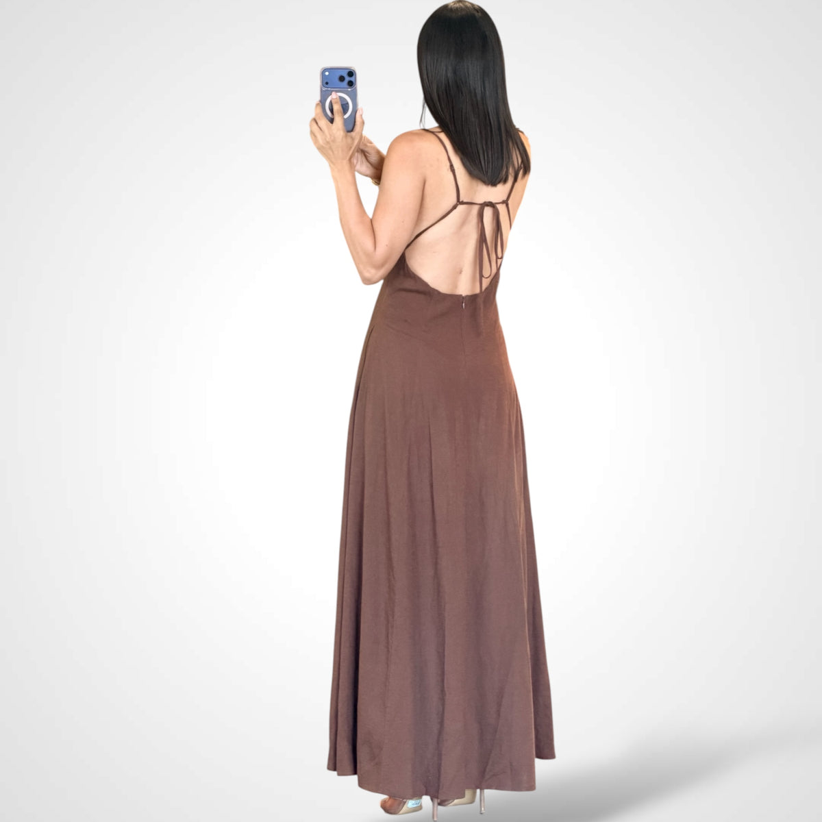 Mocha Breeze Maxi Dress-3