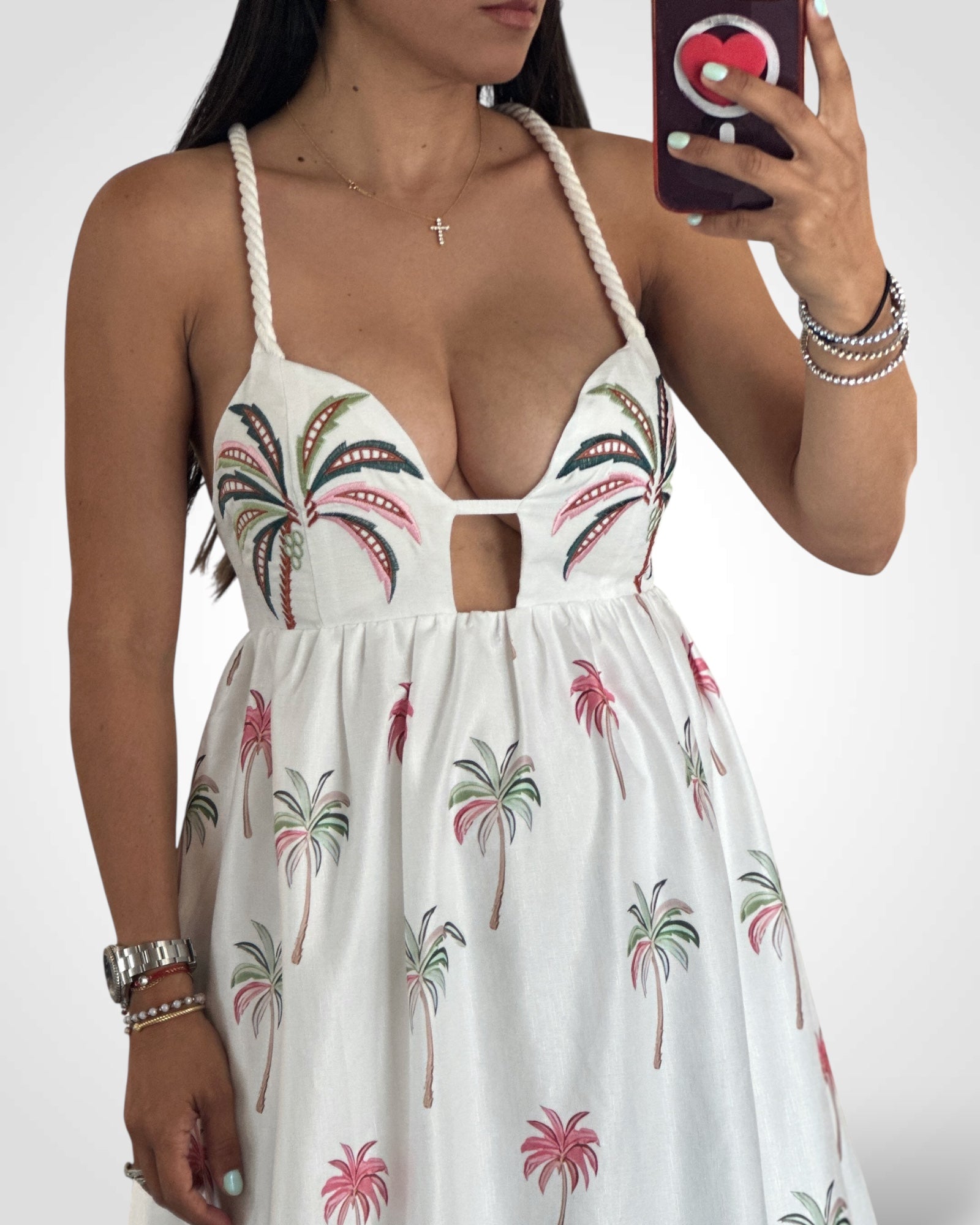MULTI COLOR PALM DETAILS•-2