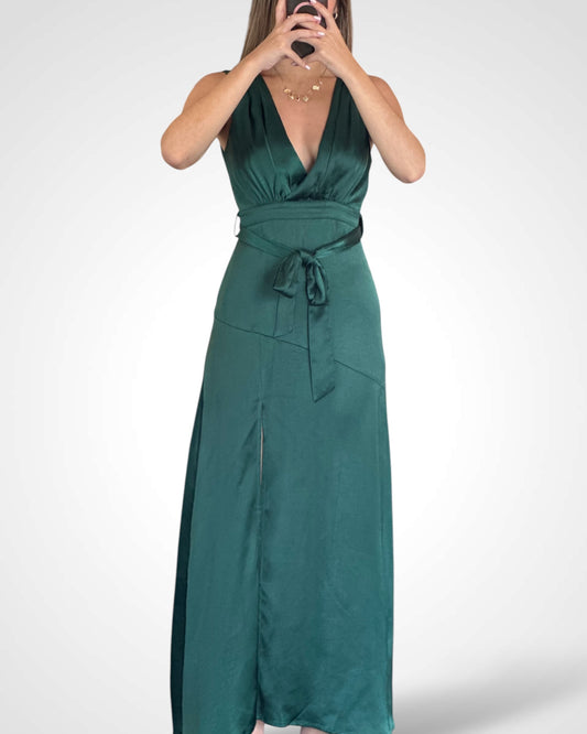 Satin Maxi Dress