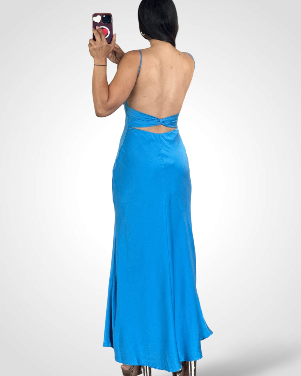 BLUE WAVES MAXI DRESS