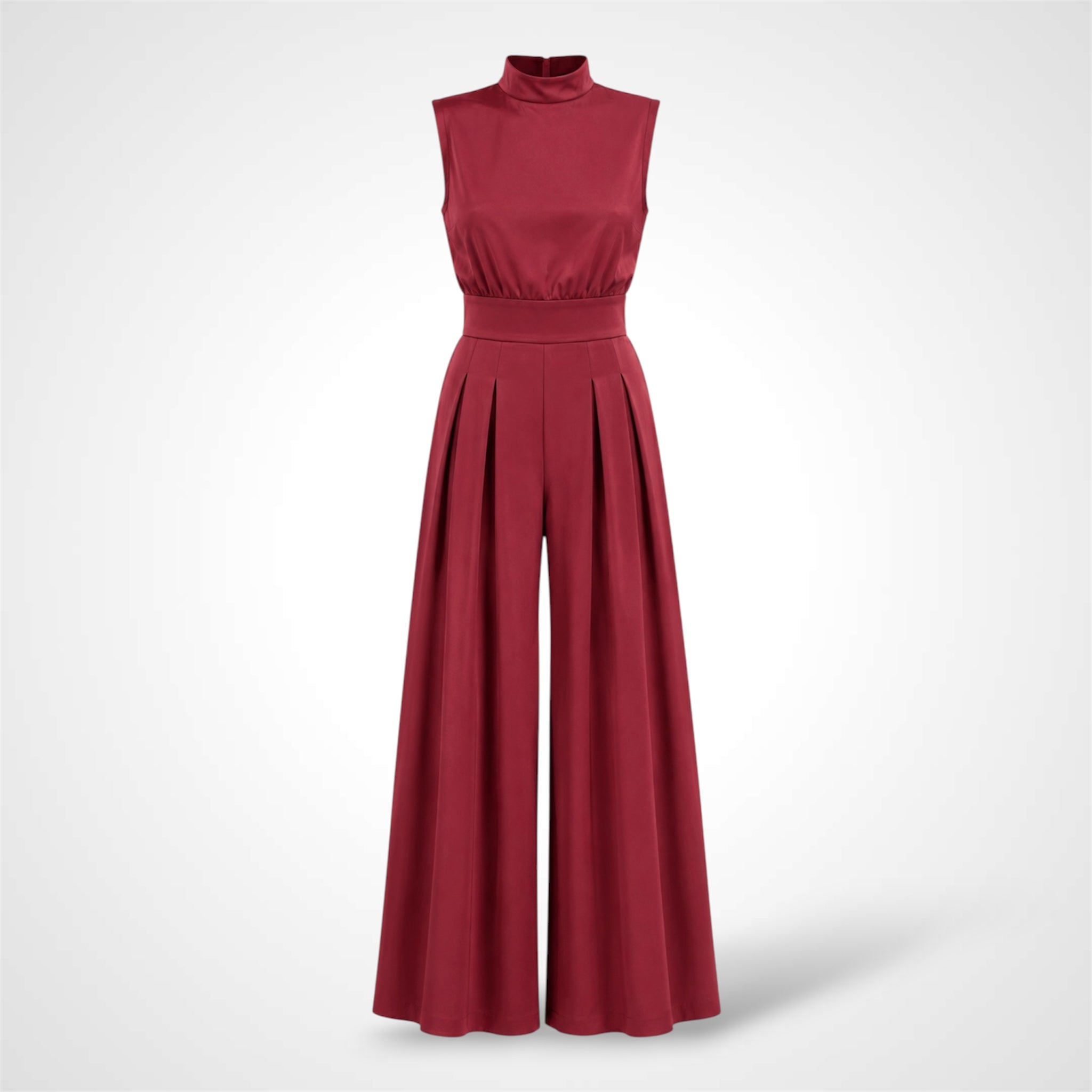 SLEEVELESS MOCK NECK JUMPSUIT-4