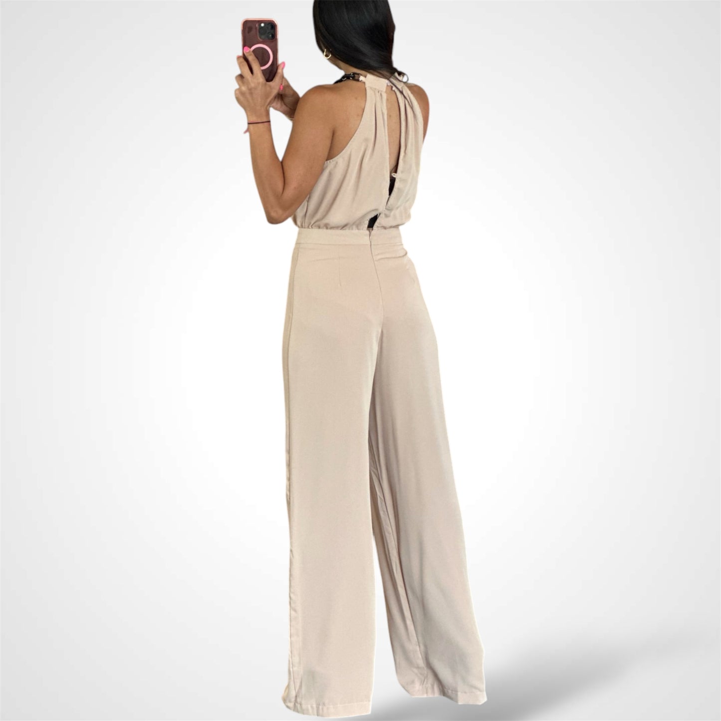 HALTER NECK JUMPSUIT