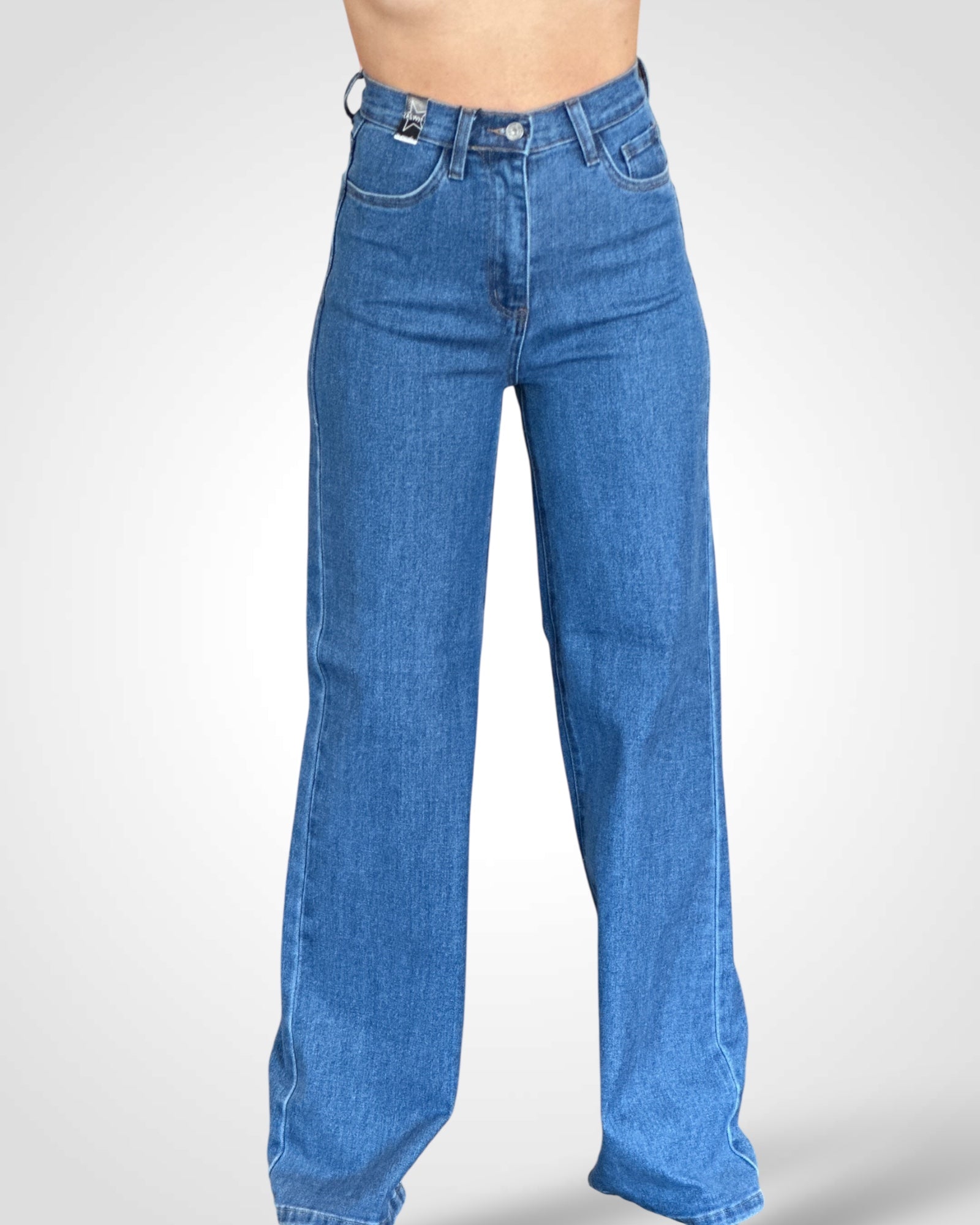 High-rise Wide Leg Jeans