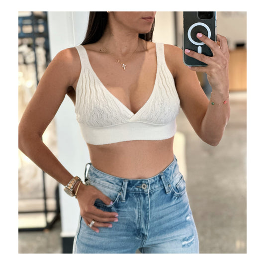 Camille Knitted Bra Top