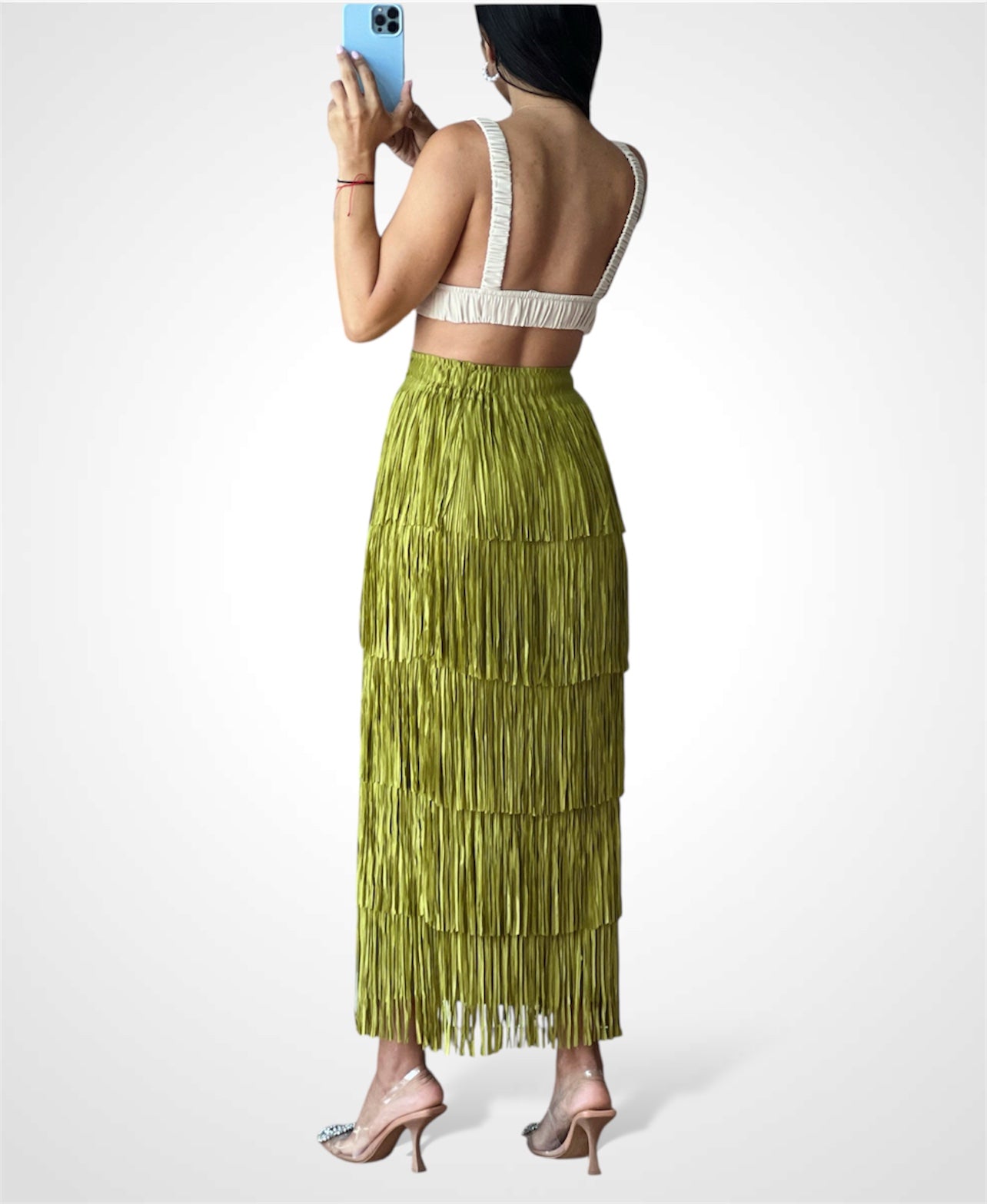 ELASTIC SHOULDER STRAP BRALETTE TOP•-2