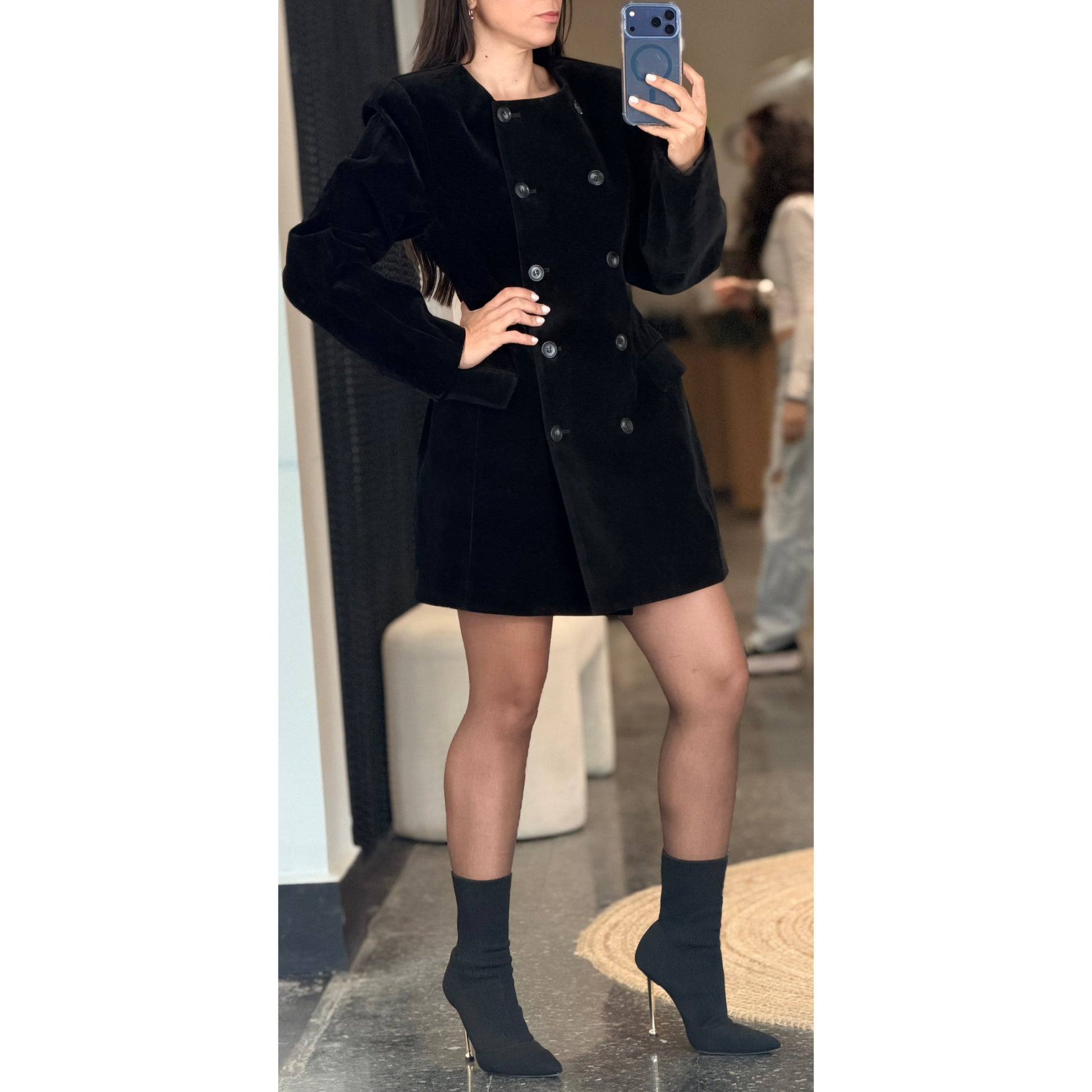 Velvet Blazer Dress Small Velvet Blazer Dress Small