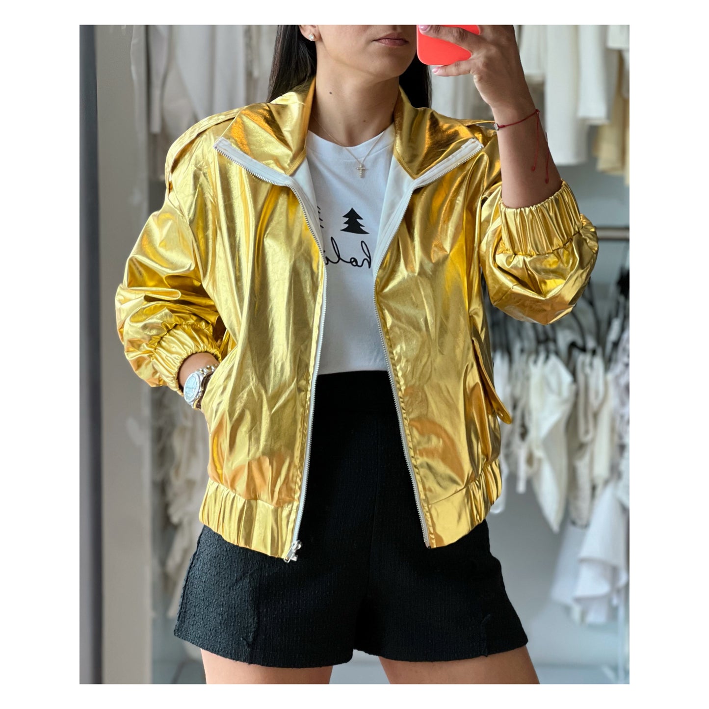 Glitter Bomber Jacket