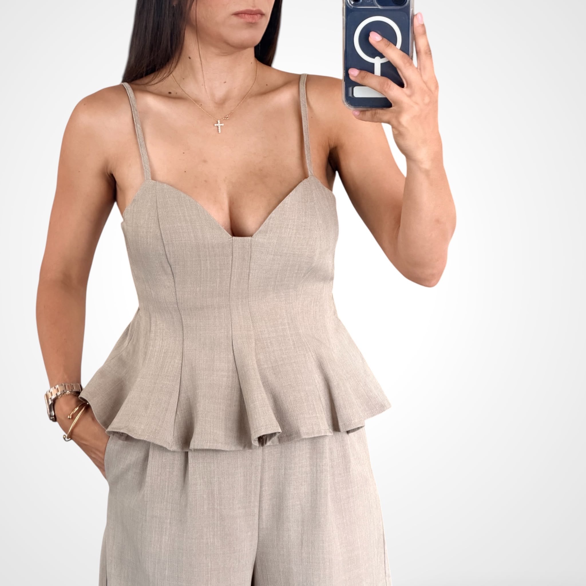 Café Top & Pants Set-2