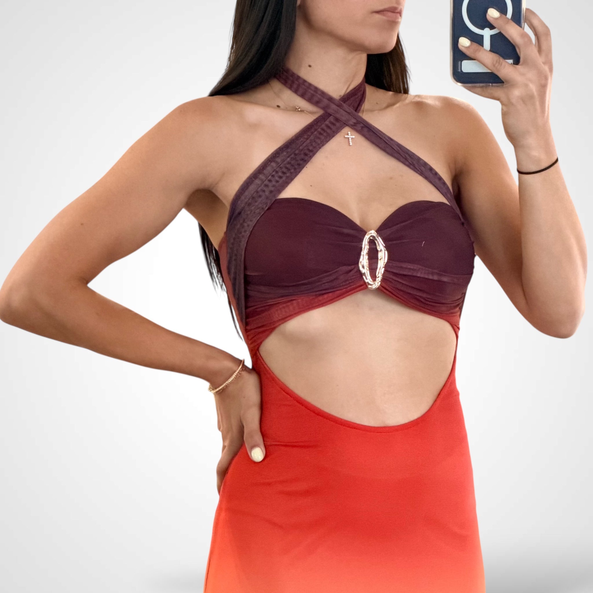 Halter Sunshine Dress•-2