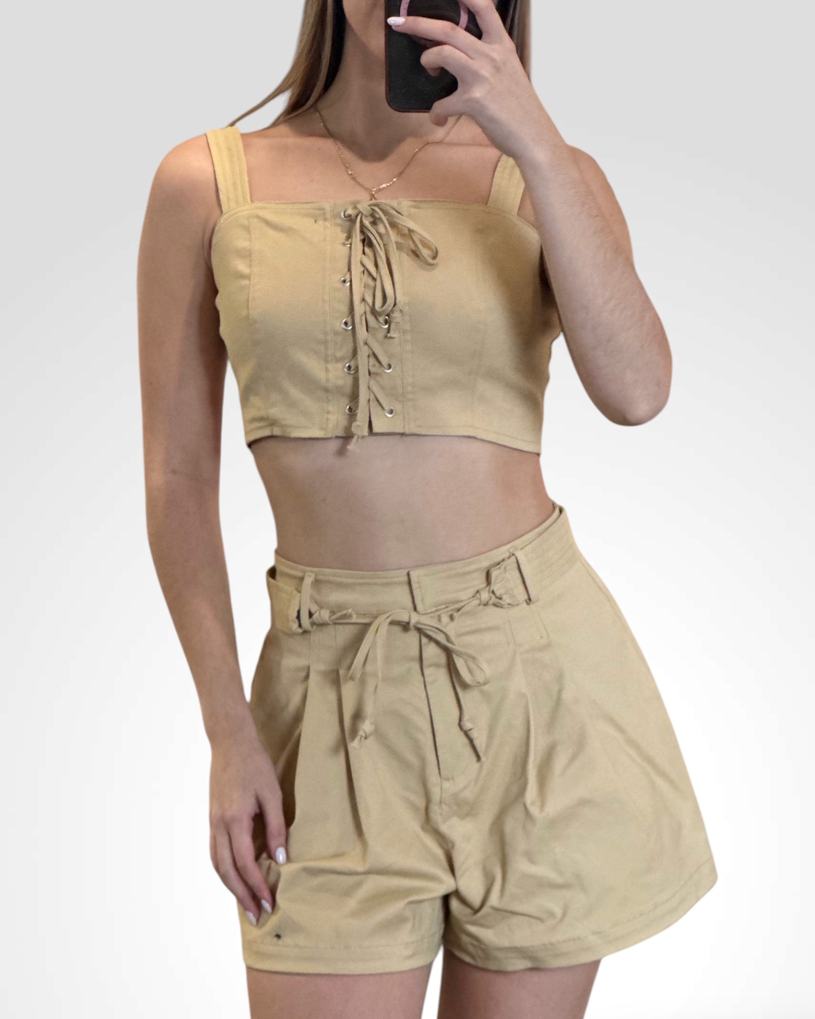 Cotton Top and Short Set•