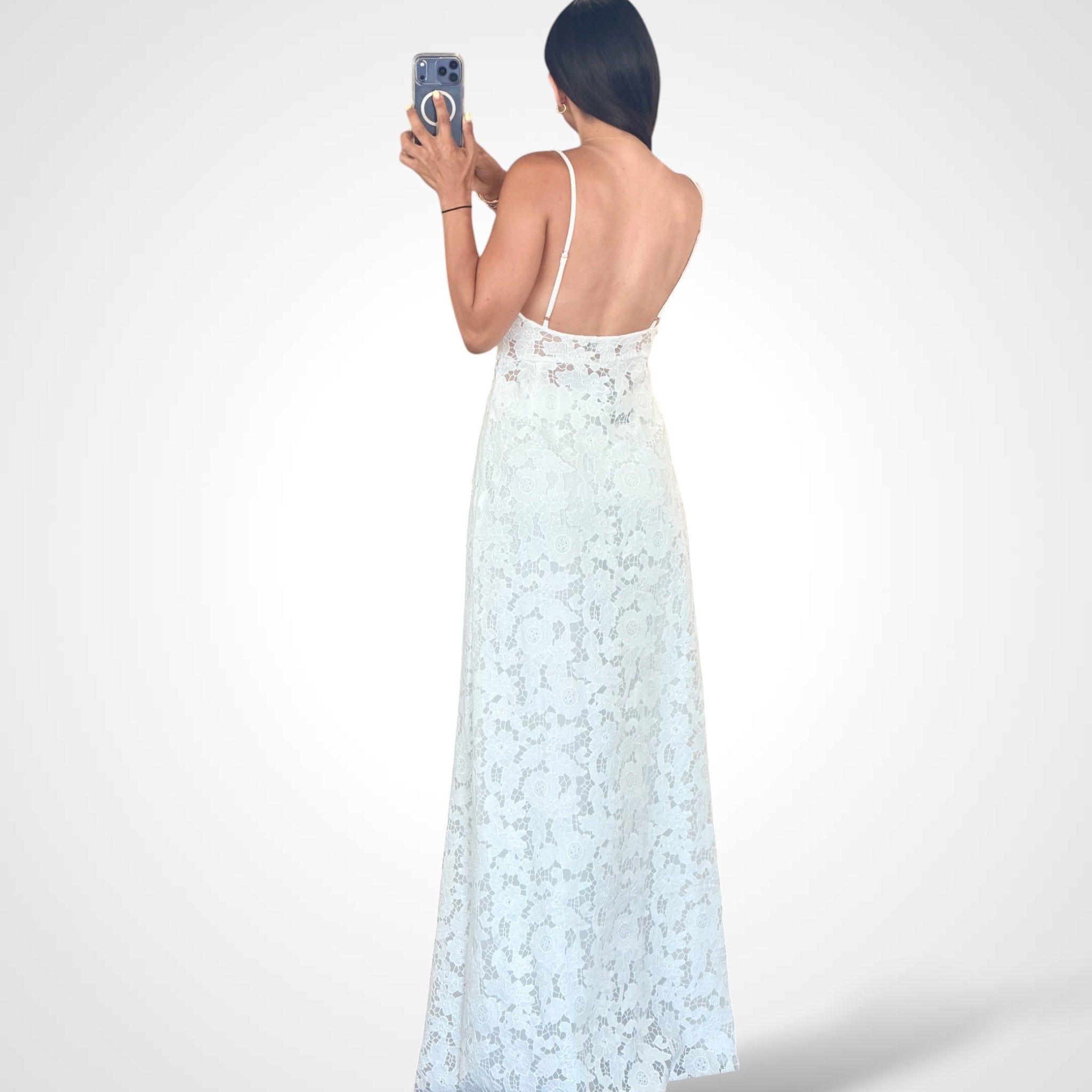 Lace Cut-Out Layered Set-3